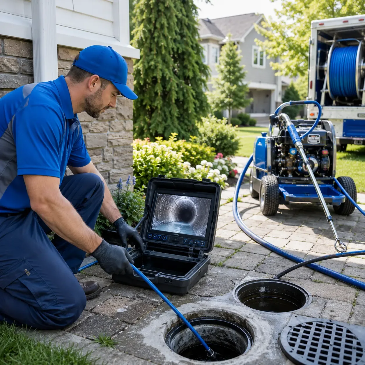 Outdoor drain cleaning professionals serving Rector, AR